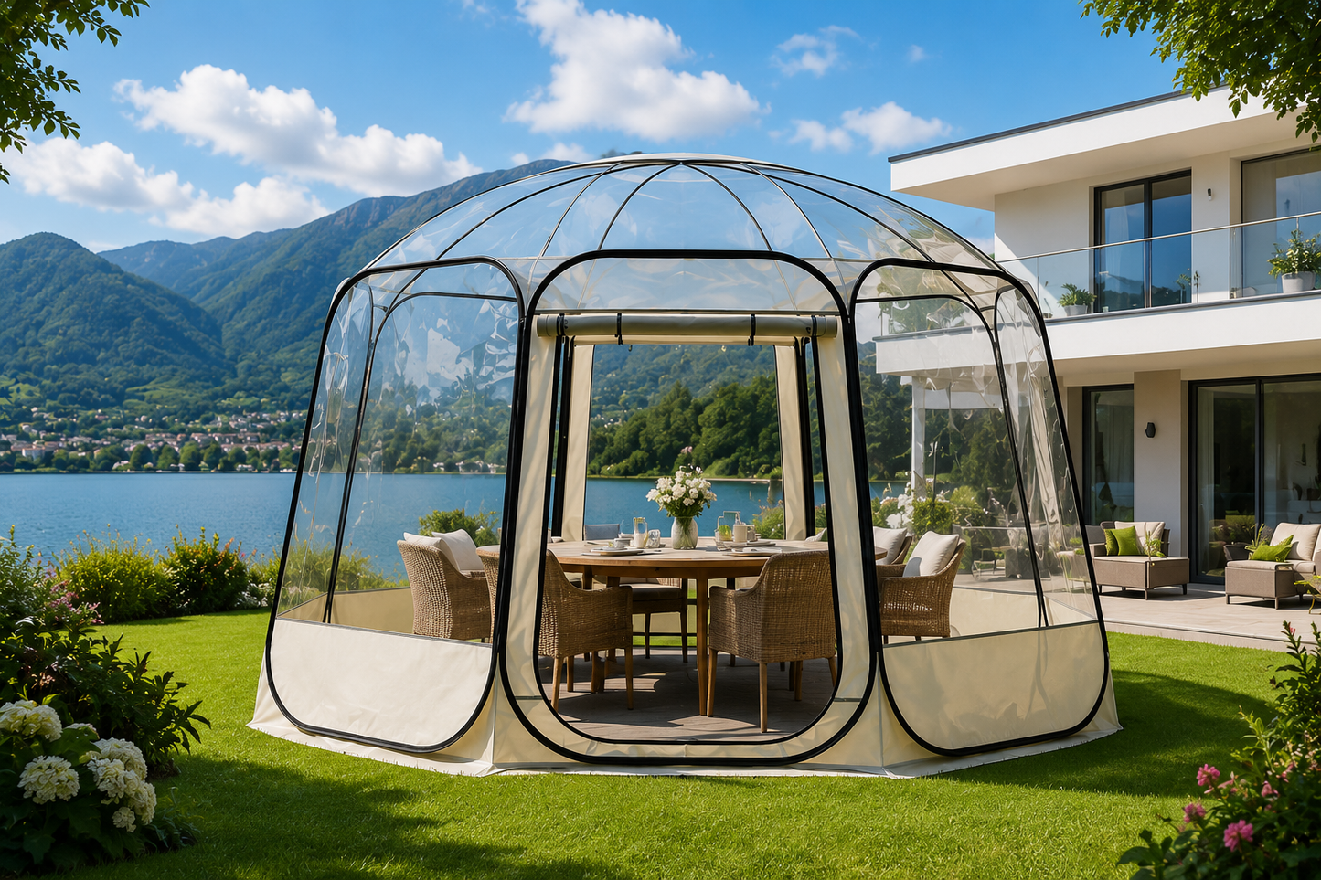 Luxus Garten-Iglu Premium (6 Personen)