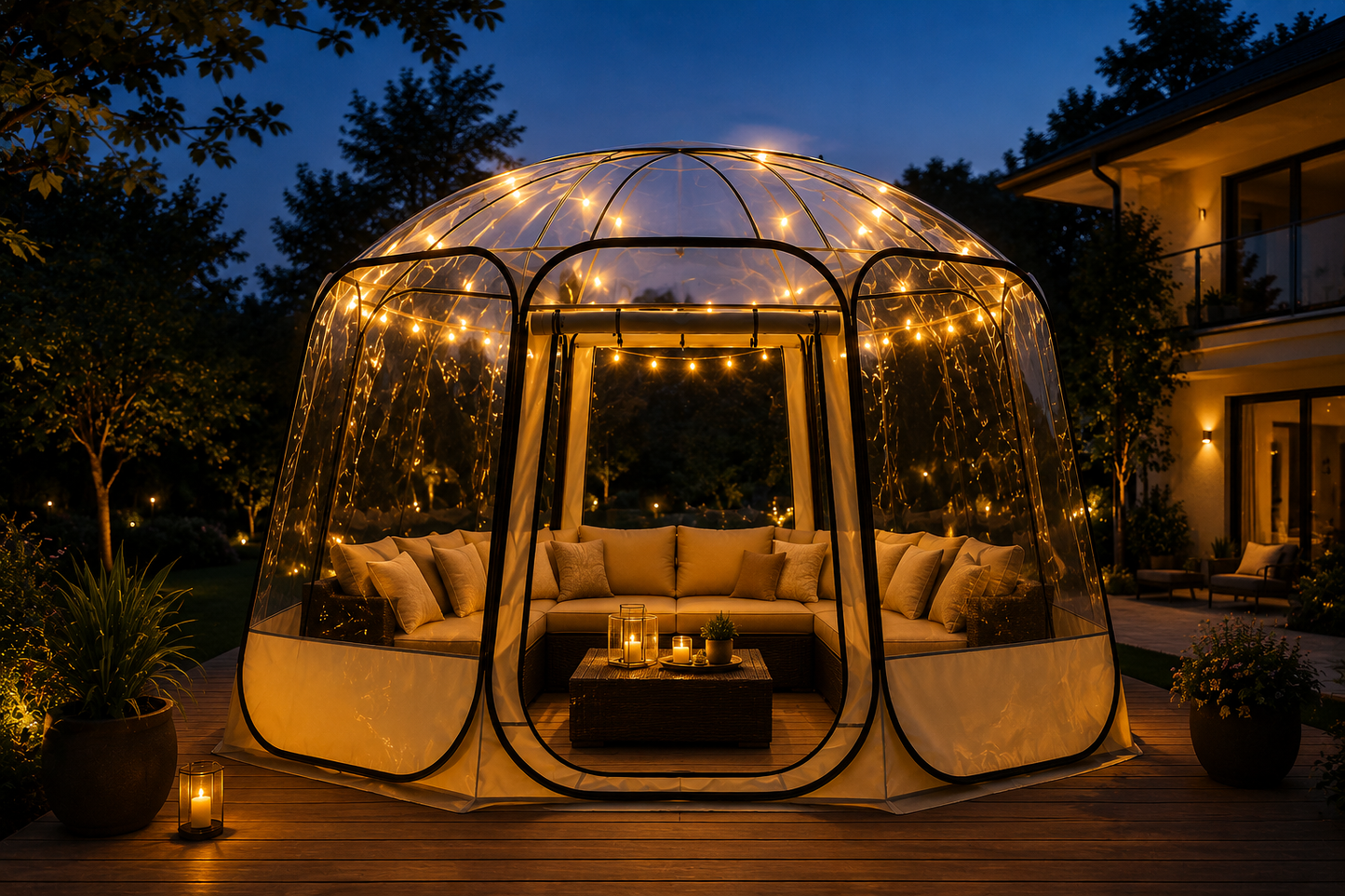 Luxus Garten-Iglu Premium (6 Personen)